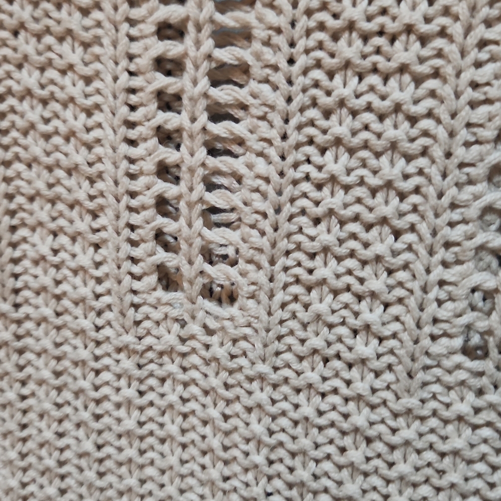 American Eagle Outfitters Beige Knit Crew Neck Sweater - Picture 3 of 4
